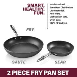 Granitestone Pro Hard Anodized 10" And 11.5" Nonstick Fry Pan Set With Stay Cool Handle 16 Granitestone Pro Hard Anodized 10" And 11.5" Nonstick Fry Pan Set With Stay Cool Handle -Cookware Store GUEST 5537c346 1c6c 4ba7 8022 d2795718f9fd