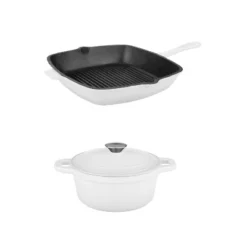 BergHOFF Neo 3Pc Cast Iron Cookware Set, 3Qt Covered Dutch Oven & 11" Grill Pan -Cookware Store GUEST 55a94e0e 49f2 4194 9866 af5a629b7ab7