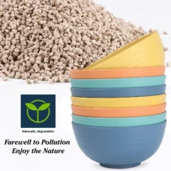 Itopfox 8-Piece Wheat Straw Cereal Bowls Set, Unbreakable & Lightweight, Microwave & Dishwasher Safe, Ideal For Soup, Salad, Oatmeal, And More -Cookware Store GUEST 56317171 8e36 48ef a601 5a24a2158bf0