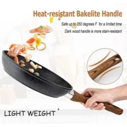 Itopfox Kitchen Academy Induction Cookware Set - 17 Piece Non-Stick Cooking Pan Set, Black Granite Pots And Pans Set For All Stovetops -Cookware Store GUEST 57647804 1565 4c47 83c6 b6a6808c4f3e