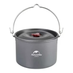 Naturehike Camping Soup Pot Cookware With Lid Large Outdoor Portable Hanging Pot Cooking Set For 1-6 People -Cookware Store GUEST 5803d7d0 5c7c 4461 a37c 0f5646af5743