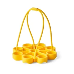 Cuisipro Silicone Egg Rack, Yellow