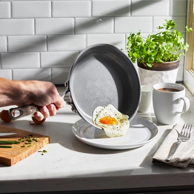 Henckels Clad H3 8-inch Stainless Steel Ceramic Nonstick Fry Pan 7 Henckels Clad H3 8-inch Stainless Steel Ceramic Nonstick Fry Pan - Image 5