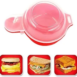 Itopfox Microwave Egg Muffin Breakfast Sandwich Maker - Cooks Perfect Round Eggs In 1 Minute, Non-Stick, Easy To Clean, Includes 2 Egg Cookers -Cookware Store GUEST 58fc6a37 fcda 47c1 9a72 4869d9dcbd7e