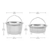 Instant Pot Official Mesh Steamer Basket Set, Stainless Steel, Dual-Purpose Steamer & Strainer, Easy-Lift Handle, Dishwasher Safe, Rust-Resistant -Cookware Store GUEST 596c340c 7303 44eb b888 69f01d4c5f11