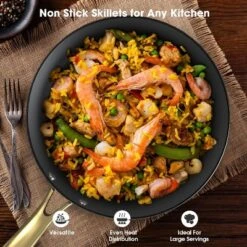 Imarku Professional Cooking Utensils , Nonstick Cast Iron Skillets 2pcs, 8 Inch, 12 Inch Frying Pizza Pans, Cast Iron Pans, Dishwasher Safe 15 Imarku Professional Cooking Utensils , Nonstick Cast Iron Skillets 2pcs, 8 Inch, 12 Inch Frying Pizza Pans, Cast Iron Pans, Dishwasher Safe -Cookware Store GUEST 59d9e462 3e74 4427 ae28 950e3fe0d310