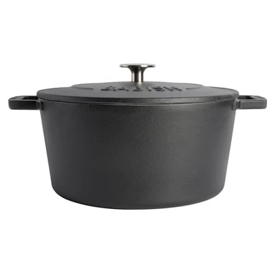 Gibson Home Babish 6qt Round Matte Enamel Cast Iron Dutch Oven: 14.75" Braisers, Hand Wash, Non-Induction Compatible 16 Gibson Home Babish 6qt Round Matte Enamel Cast Iron Dutch Oven: 14.75" Braisers, Hand Wash, Non-Induction Compatible - Image 14