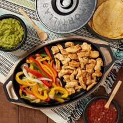 Infuse 8pc Fajita Set: Cast Iron Cookware, Gas & Induction Compatible, Includes Storage Containers & Spoon -Cookware Store GUEST 5b516729 ecec 4e54 867f 4b3bc5009e57