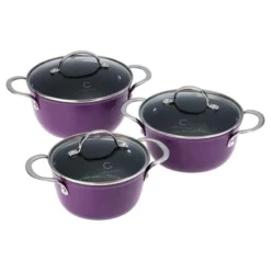 Curtis Stone 6-piece Dura-Pan+ Nesting Saucepan Set Refurbished -Cookware Store GUEST 5b949c72 df79 49ae b352 6e16df5cece3