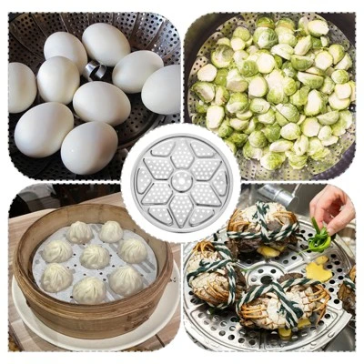 Unique Bargains Pot Pressure Cookware Thicken Stainless Steel Steamer Rack 5 Unique Bargains Pot Pressure Cookware Thicken Stainless Steel Steamer Rack - Image 3