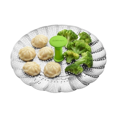 Cuisinart 10.5" Stainless Steel Steamer: Vegetable & Food Steamer Basket, Dishwasher-Safe, Lifetime Warranty 3 Cuisinart 10.5" Stainless Steel Steamer: Vegetable & Food Steamer Basket, Dishwasher-Safe, Lifetime Warranty