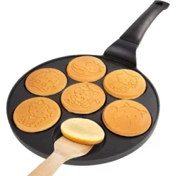 Pancake Wow! Kitty Friends Mini Pancake Pan - Make 7 Unique Flapjack Cat Designs, Nonstick Griddle For Breakfast Animal Kitten Fun & Easy Cleanup 9 Pancake Wow! Kitty Friends Mini Pancake Pan - Make 7 Unique Flapjack Cat Designs, Nonstick Griddle For Breakfast Animal Kitten Fun & Easy Cleanup -Cookware Store GUEST 5c764b03 222f 4ddd a7cb 2dec606f7bf8
