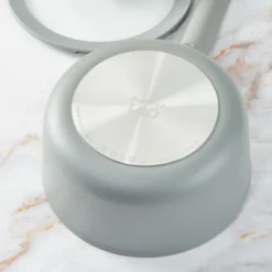 BergHOFF Balance Non-stick Ceramic Saucepan 7", 2.1qt. With Glass Lid, Recycled Aluminum 18 BergHOFF Balance Non-stick Ceramic Saucepan 7", 2.1qt. With Glass Lid, Recycled Aluminum -Cookware Store GUEST 5d27c107 58fa 41ab 8e97 7d426479cb88