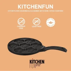 Kitchenfun Blini Nonstick Mini Pancake Crepe Maker - 7 Smiley Pancakes -Cookware Store GUEST 5ec271c6 a22d 4aa2 bf94 d0ed90e3945a