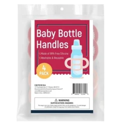 Impresa [4 Pack] Pink Bottle Handles For Dr Brown Baby Bottles - Baby Bottle Holder For Easy Grip -Cookware Store GUEST 5f7ab992 4751 42a3 bcd6 15f0a5de4f90