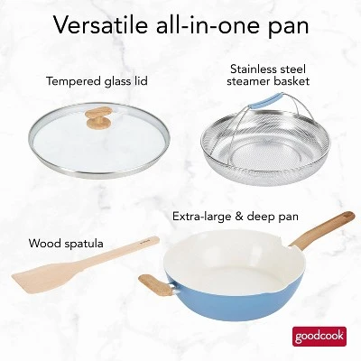 GoodCook Healthy Ceramic All In One Pan 3 GoodCook Healthy Ceramic All In One Pan