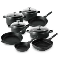 BergHOFF GEM Nonstick Cookware Set, Black -Cookware Store GUEST 5face296 cb7c 4d65 b99f 97abc2e5c469