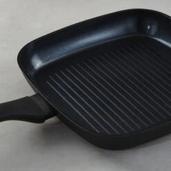 BergHOFF Helix Nonstick Ceramic Grill Pan 10.25", Recycled Aluminum, Black 10 BergHOFF Helix Nonstick Ceramic Grill Pan 10.25", Recycled Aluminum, Black -Cookware Store GUEST 60a58e80 01f7 4967 b3c8 157a38b9594b