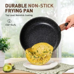 Captiva Designs 10 Pieces Nonstick Granite Cookware Set With Detachable Heat-Insulation Bakelite Handle For Camp -Cookware Store GUEST 6123b017 97c6 4d03 8184 e390dbdeade0