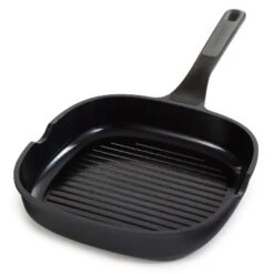 BergHOFF Leo Stone+ Non-stick Ceramic Grill Pan 10.5", Recycled Cast Aluminum -Cookware Store GUEST 625bb469 173d 4c79 acee 209bee6591f8