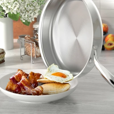 SUGIFT Stainless Steel Fry Pan Set 4 SUGIFT Stainless Steel Fry Pan Set - Image 2