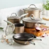 Anolon Ascend 10pc Nonstick Hard Anodized Cookware Set Bronze: Lifetime Warranty, Dishwasher-Safe, Gas & Electric Compatible 1 Anolon Ascend 10pc Nonstick Hard Anodized Cookware Set Bronze: Lifetime Warranty, Dishwasher-Safe, Gas & Electric Compatible -Cookware Store GUEST 6358a42f b1f6 4903 a3f7 29438eaae79e