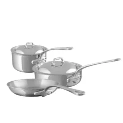 Mauviel M'Cook Stainless Steel 5 Piece Cookware Set -Cookware Store GUEST 635926c7 cdc8 4f4c 92a2 61fea979cf7d
