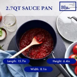 Blu. Cookware Kitchen Start Set, Large And Small Frying Pan, Saucepan, Non-Toxic, Durable Non-Stick Ceramic, PFA/PFOA-Free, Suitable For All Cooktops 11 Blu. Cookware Kitchen Start Set, Large And Small Frying Pan, Saucepan, Non-Toxic, Durable Non-Stick Ceramic, PFA/PFOA-Free, Suitable For All Cooktops -Cookware Store GUEST 635bcc61 2162 4644 b09d 94fd5204ed3e