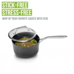 TECHEF Onyx - 2qt Nonstick Saucepan With Cover
