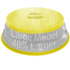 5 Star Super Deals Microwave Splatter Guard Cover - Large - Collapsible Lid For Food Protection And Easy Storage - BPA-Free, Dishwasher Safe -Cookware Store GUEST 64735b0e e366 4574 91a5 e121a0034de3