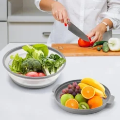 Itopfox Microwave Splatter Cover With Anti-scald Base Plate, Large Plastic & Silicone Vented Collapsible Guard Lid, Plate Holder & Kitchen Colander 15 Itopfox Microwave Splatter Cover With Anti-scald Base Plate, Large Plastic & Silicone Vented Collapsible Guard Lid, Plate Holder & Kitchen Colander -Cookware Store GUEST 650222a0 ecdb 4baf 8127 bc41169bd6e7