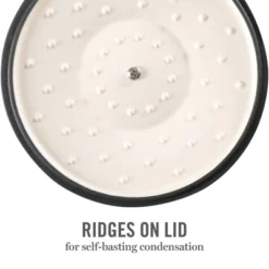 Martha Stewart Eastholm 5qt Enamel Cast Iron Dutch Oven Blue: Smooth Surface & Gas Compatible, 15.25" Diameter -Cookware Store GUEST 653b0e3b 0ab1 4a46 be91 03f3aa340520