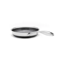 Livwell Brands Diamond Clad 8" Hybrid Nonstick Stainless Steel Fry Pan: Tri Ply, Stay-Cool Handle, Oven & Dishwasher Safe -Cookware Store GUEST 65993fcb 077e 4e13 9a41 e944c003da81