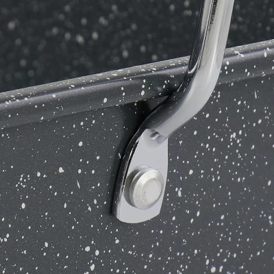 Kenmore 16.5 Inch Large Carbon Steel Roaster With Rack 7 Kenmore 16.5 Inch Large Carbon Steel Roaster With Rack - Image 5