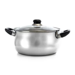 Oster® Oster Rametto 8 Piece Stainless Steel Kitchen Cookware Set With Glass Lids