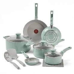 T-fal 12pc Ceramic Nonstick Cookware Set, Refresh Ceramic, Mint Green 17 T-fal 12pc Ceramic Nonstick Cookware Set, Refresh Ceramic, Mint Green -Cookware Store GUEST 67138d9a d24f 4e6e b074 2165a724b569