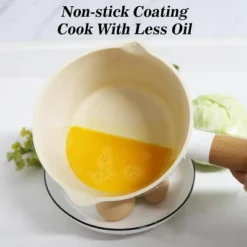 Imarku Covered Non Stick Frying Pan, Die Cast Aluminum 1.6QT Non Stick Milk Pot, Healthy Cookware, PFOA Free, Cream Free, Best Gift -Cookware Store GUEST 67e328c3 0732 4449 9630 448dc70880f7