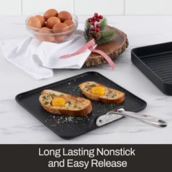 All-Clad HA1 Hard Anodized Nonstick Griddle 11x11 Inch 10 All-Clad HA1 Hard Anodized Nonstick Griddle 11x11 Inch -Cookware Store GUEST 694f9b8f b58f 4854 8b3d 8df2b3bfc4c3