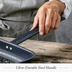 Merten & Storck 12"x10" Pre Square Grill Pan: Cast Iron, Steel Handle, Induction Compatible, Hand Wash Only 14 Merten & Storck 12"x10" Pre Square Grill Pan: Cast Iron, Steel Handle, Induction Compatible, Hand Wash Only -Cookware Store GUEST 695fb20d 96a4 4922 aa5a 70b935aec44c