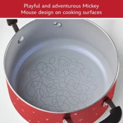 Farberware Disney Bon Voyage 3qt Ceramic Nonstick Saucepot With Lid Red: Lifetime Warranty, Dishwasher-Safe, Gas & Electric Compatible 20 Farberware Disney Bon Voyage 3qt Ceramic Nonstick Saucepot With Lid Red: Lifetime Warranty, Dishwasher-Safe, Gas & Electric Compatible -Cookware Store GUEST 69f926b8 4320 46c2 9993 51793fb40ce0