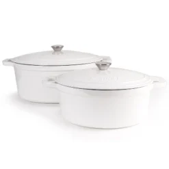 BergHOFF Neo 4Pc Cast Iron Cookware Set, 5qt. & 8qt. Oval Dutch Ovens, Matching Lids -Cookware Store GUEST 6b0fcee3 6034 438b 9206 aa05f1682d00