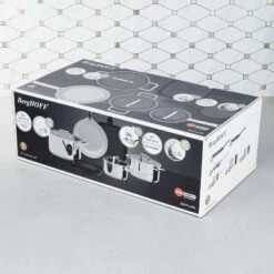 BergHOFF Helix 9Pc Cookware Set With Glass Lids, Nonstick Pans, Recycled Material 14 BergHOFF Helix 9Pc Cookware Set With Glass Lids, Nonstick Pans, Recycled Material -Cookware Store GUEST 6b640546 5bd8 4873 a30c fa8142fb1f3b