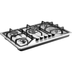 Gas Cooktop 30 Inch, Max 12250BTU 5 Burners Built-in Stainless Steel Gas Stove Top