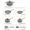 Oster® Oster Ambrose 10 Piece Forged Aluminum Ceramic Nonstick Cookware Set In Grey -Cookware Store GUEST 6d404a25 f468 4739 bb5e 8263421513e6