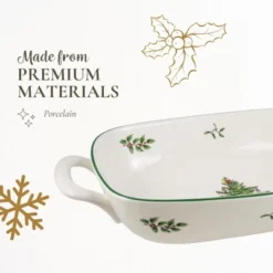 Spode Christmas Tree Oval Breadbasket, 12 Inch Handled Bowl - Porcelain Gift, Holiday Serveware & Oven To Table Dish, Dishwasher Safe Tableware 11 Spode Christmas Tree Oval Breadbasket, 12 Inch Handled Bowl - Porcelain Gift, Holiday Serveware & Oven To Table Dish, Dishwasher Safe Tableware -Cookware Store GUEST 6d86411b c61d 4e8b 9a21 cc6adc21e266