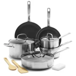GreenPan Chatham 13pc Tri-Ply Stainless Steel Healthy Ceramic Nonstick Cookware Set -Cookware Store GUEST 6f2fc9e7 a0c5 4b67 bea0 4d295c10dd4f