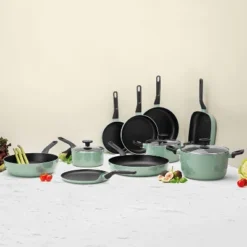 BergHOFF Sage & Slate Non-stick Aluminum Grill Pan -Cookware Store GUEST 6f31ef8f 07c1 4ad3 9217 e1da05fcfa41