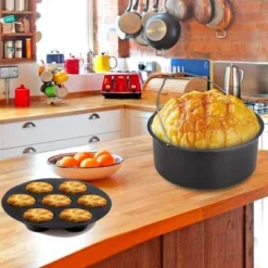 Itopfox 9 Inch Air Fryer Accessories Set With Cupcake Pan, Pizza Pan, Silicone Baking Cup, Recipe Cookbook For 5.3Qt - 6.8Qt Air Fryers 15 Itopfox 9 Inch Air Fryer Accessories Set With Cupcake Pan, Pizza Pan, Silicone Baking Cup, Recipe Cookbook For 5.3Qt - 6.8Qt Air Fryers -Cookware Store GUEST 6fa6cf19 fd3e 42ab 880b e7113d3d7c70