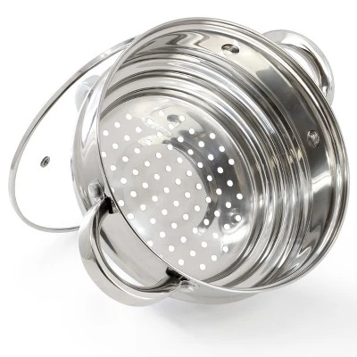 Oster® Oster Sangerfield 8 Inch Universal Stainless Steel Steamer With Lid 3 Oster® Oster Sangerfield 8 Inch Universal Stainless Steel Steamer With Lid