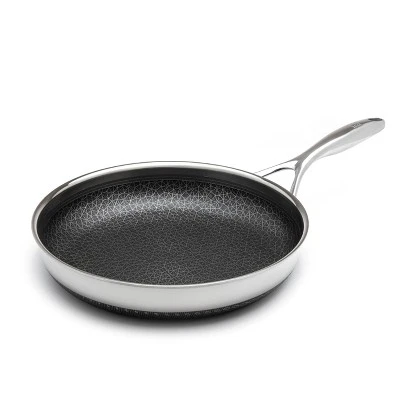 Livwell Brands Diamond Clad 12' Hybrid Nonstick Stainless Steel Fry Pan: Tri Ply, Stay-Cool Handle, Dishwasher & Oven Safe 7 Livwell Brands Diamond Clad 12' Hybrid Nonstick Stainless Steel Fry Pan: Tri Ply, Stay-Cool Handle, Dishwasher & Oven Safe - Image 5